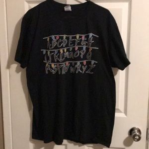 Alphabet Christmas Lights Shirt